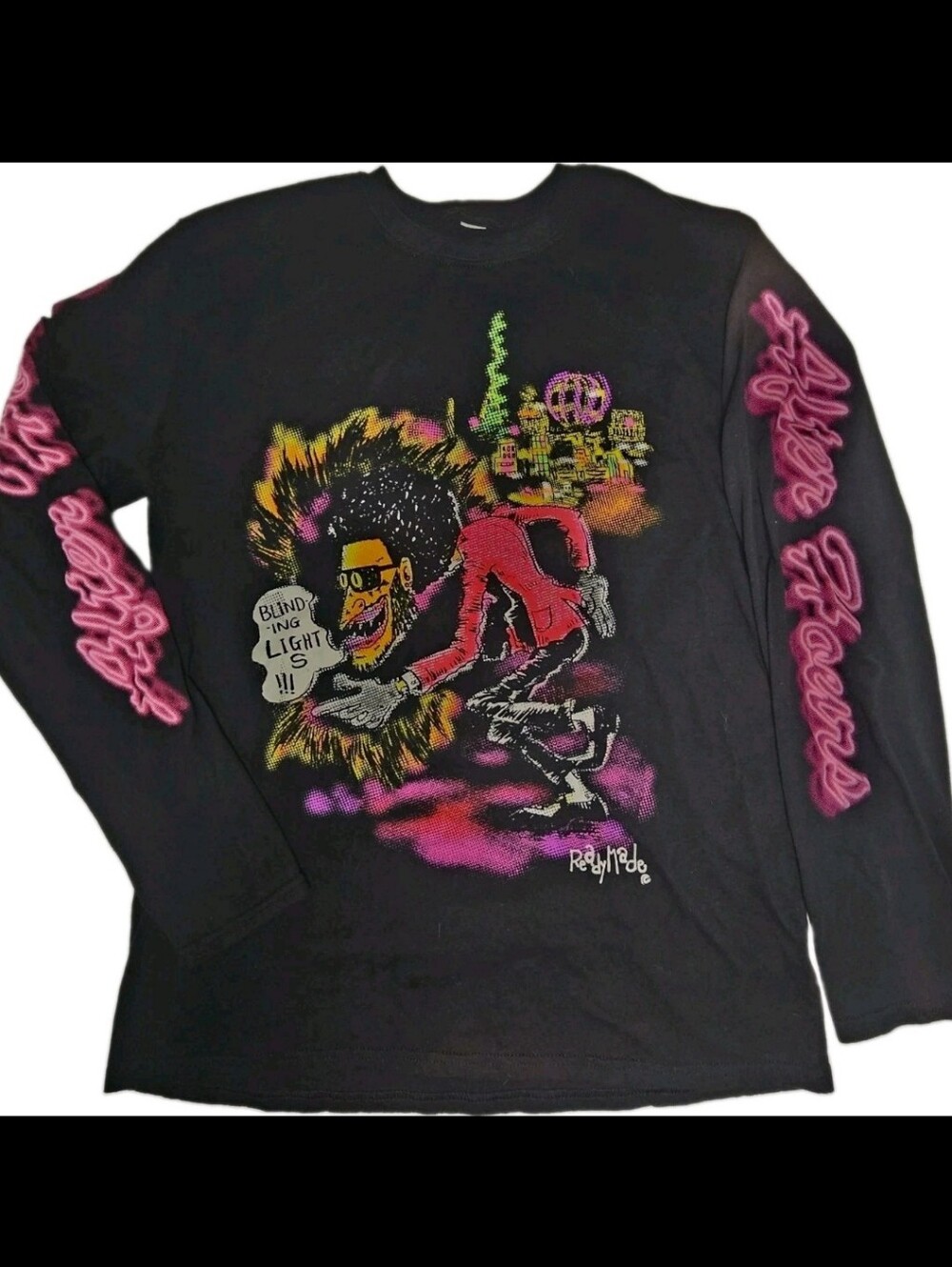 The Weeknd XO x READYMADE After Hours Blinding Lights Long Sleeve Tee L